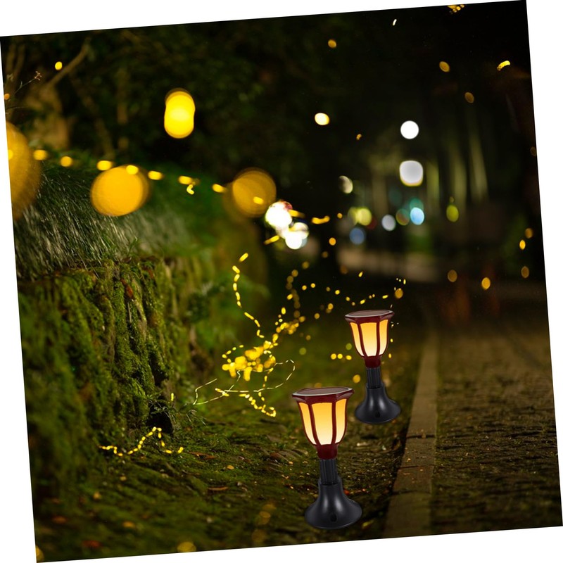 Operitacx 10Pcs Garden Lamp Base Replacement Sturdy and Lightweight Design