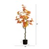 Nearly Natural 4ft. Autumn Maple Artificial Fall Tree
