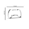 Keewah 4 Inch Game Controller Cookie Cutter - Stainless Steel
