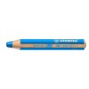 STABILO Woody 3 in 1 Extra Large Pencils, Cobalt Blue,