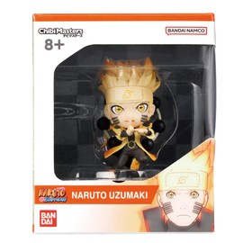 Bandai Chibi Masters Naruto Uzumaki Anime Figure | 8cm Anime Merch Naruto Toy in Action Pose | Mini Figurine in Window Box Chibi Masters Collectable Naruto Figures Make Great Anime Gifts