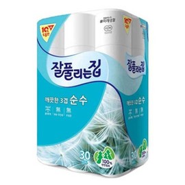 Bidet 30 rolls 3 layers of pure water soluble in water / 비데 30롤 물에녹는 순수 3겹