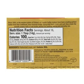 Finlandia Pure Milk Butter, (3 ct./8 oz. - 680g)- Pack of 2