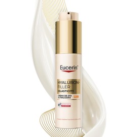 Hyaluronic Filler + Elasticity Day Cream, Ultralight SPF 50, 50ml, Anti-Wrinkle and Anti-Wrinkle Face Cream, Sun Protection with Thiamidol, Quick Absorption, for All Skin Types