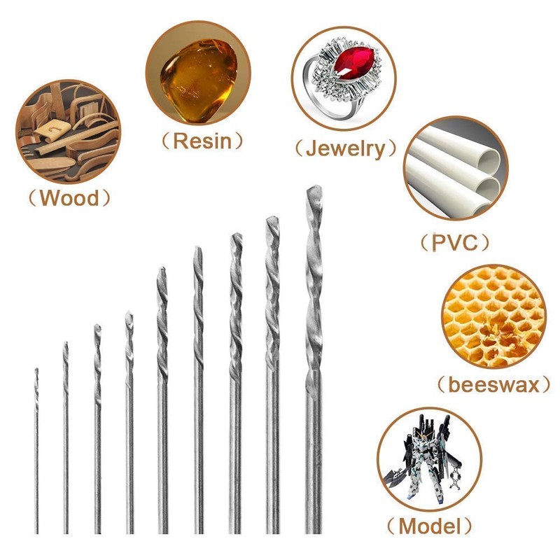 Precision Pin Vise Hand Drill with 25pcs Micro Twist Drill
