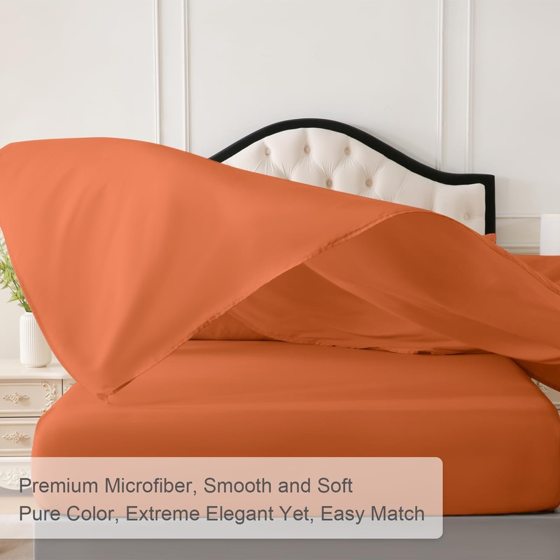 Queen Bed Sheets Set, Soft Breathable Bedding Sheet Set, Sheets