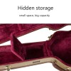 Crossrock 4/4 Full Size Classical Guitar Case, Arch-top Wooden Hardshell
