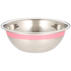 遠藤商事 18 – 8 Stainless Steel Color Line Ball 15 cm Pink abc8809