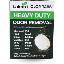 Chlorine Dioxide Heavy-Duty Fogger Deodorizing Kit, Professional Strength Odor Remover For Car, Home, RV, Room, Garage. Scent Bomb Air Freshener &