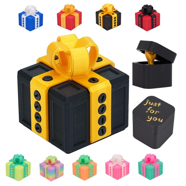 Annoying Gift Box with Screws,Includes Finger Box Inside,Prank Pop-up Finger