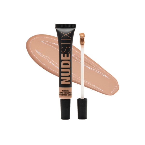 Nudestix NudeFix Cream Concealer, Lightweight Liquid, Natural Finish Makeup, Hydrating,