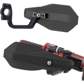 LimCryspp Motorcycle, Electric, Off-Road Motorcycle Handle Handguard, Windshield Horn Handguard, Off-Road Protective Gear（Black）