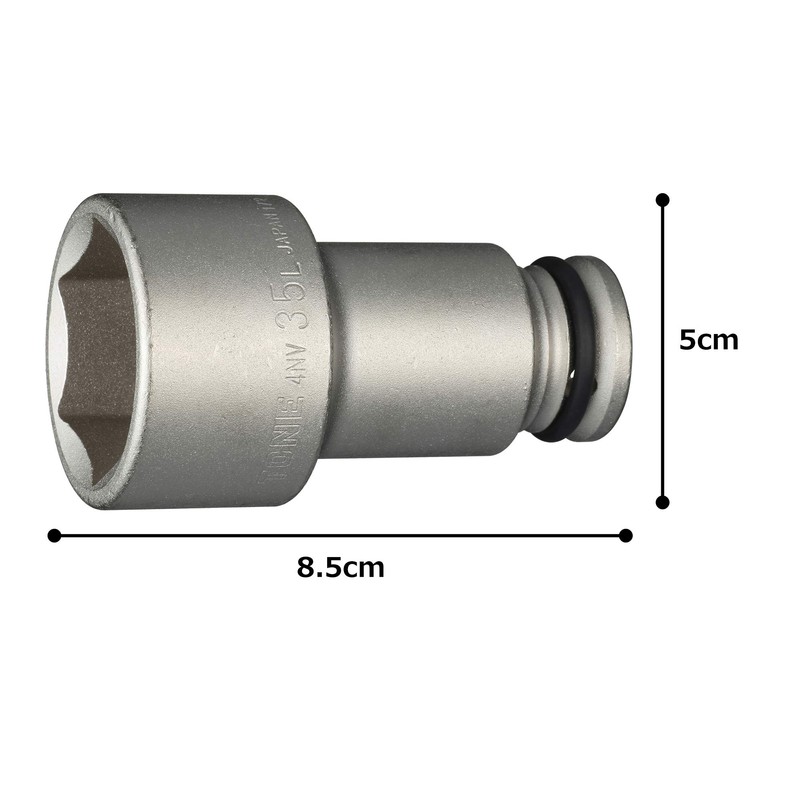 Tone Impact Long Socket 4NV-35L 1/2-inch (12.7 mm) Drive Two-Face