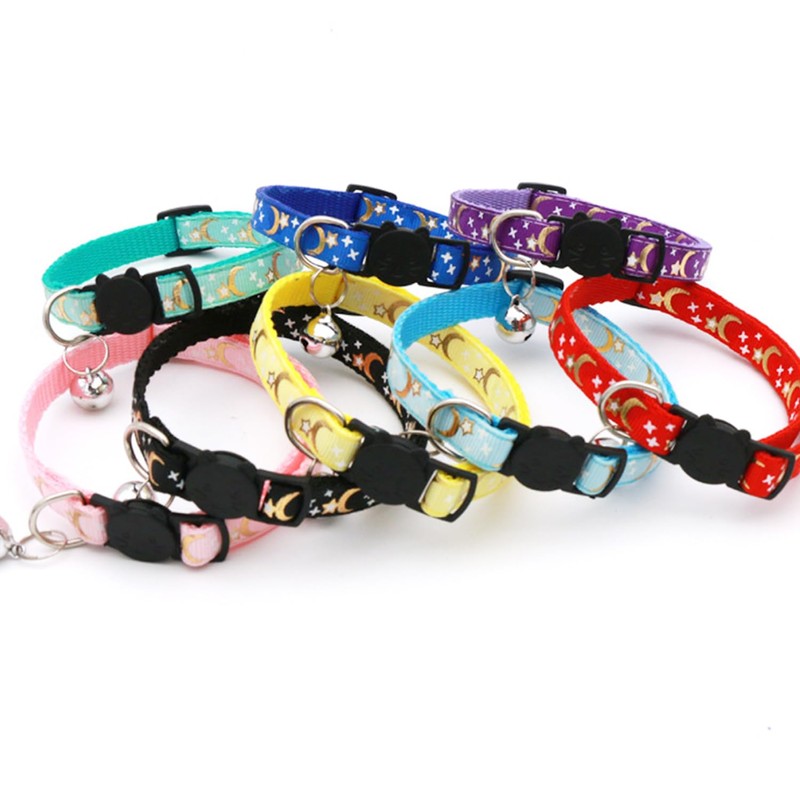 2 Pack Safety Cat Collars Quick Release with Bell &