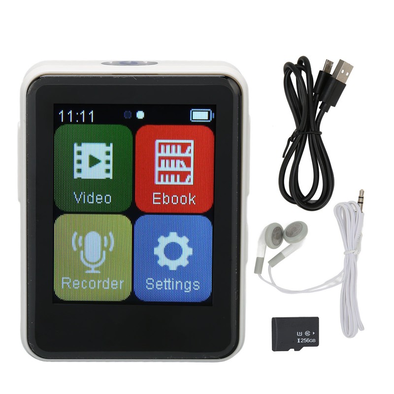 MP3 Player Bluetooth 5.0 Intelligent HD Noise Reduction FM Radio