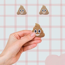 TCHARIRY Poop Shoe Charms - Fun Poop Decoration Charms Gift for Boys Kids Teens and Adults - Set of 2