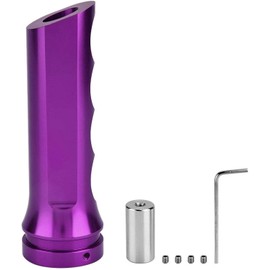 Senyar Cubierta del freno de mano, Universal Auto Car Aleación de aluminio Cubierta del freno de mano Protector de la manija Funda del freno de mano(Púrpura)