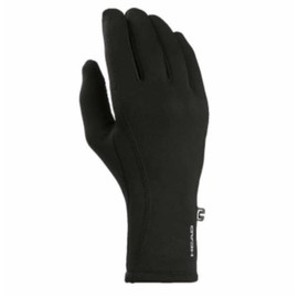 HEAD Women's Touchscreen Running and Sports Gloves, Sensatez Technology, Silicone Palm for Better Grip, Ultrafit Streech Fleece (Large, Black)
