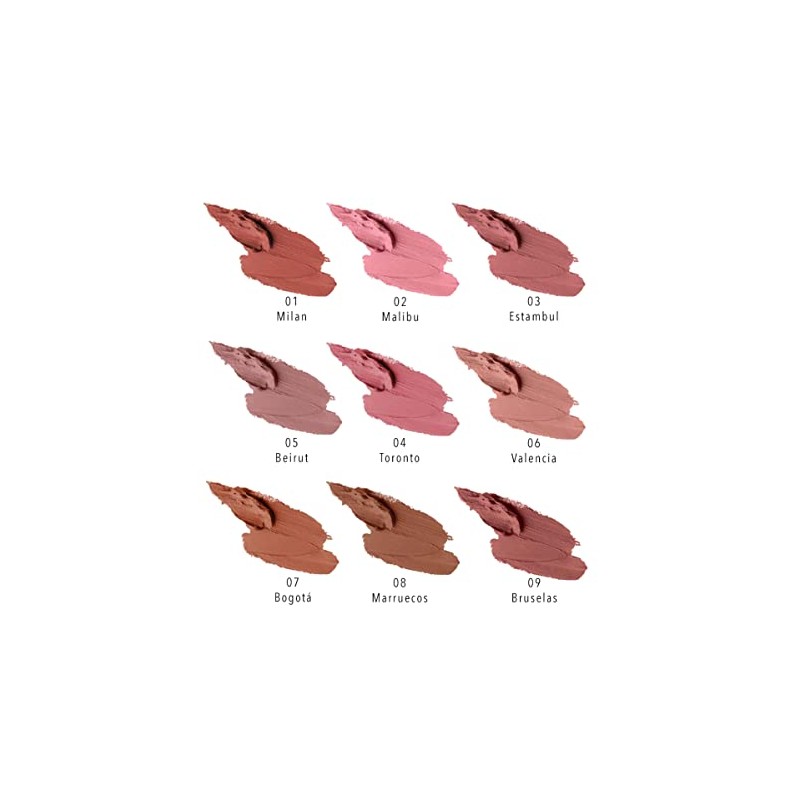 Bissú Set Labiales Mate Bissu (kit 9 Piezas Tonos Nude)