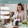 Barnyard Designs Indoor Herb Garden Planter Set with Tray, Metal