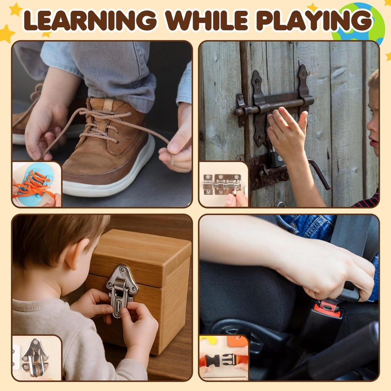 Montessori Toddler Busy Board YR-0126