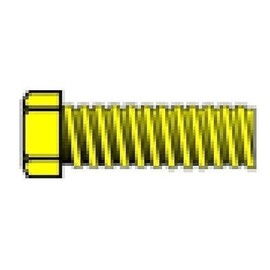 Woodland Scenics 0-80 1/2" Hex Head Machine Screw (5)