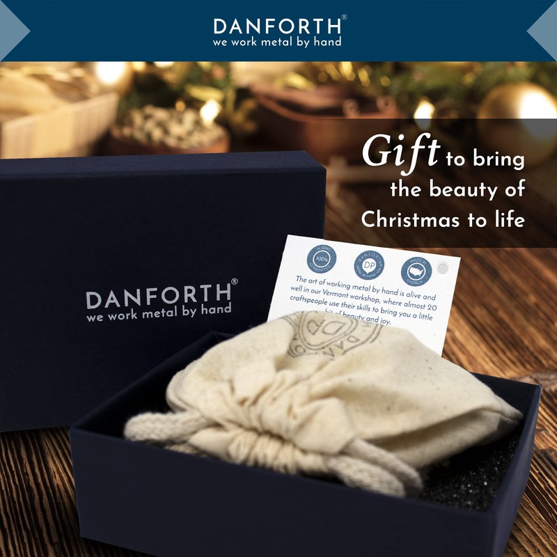 DANFORTH – Palm Tree Nativity Figurine – Handcrafted Pewter Nativity