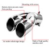 FAIZJUNBEN 3 inch exhaust tip, universal stainless steel exhaust tailpipe