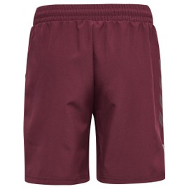 hummel Unisex Children's Hmlmove Grid Woven Kids Shorts, Grape Wine, 128 EU