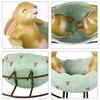 Bunnies in a Egg Cradle, Two Laughing Bunny Rabbits in