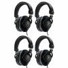 Mackie MC-100 Professional DJ Studio Reference Headphones 4 Pack