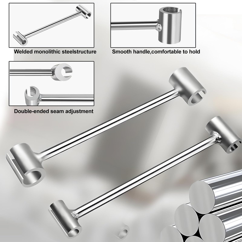 2PCS Door Hinge Tool,Door Hinge Adjustment Tool,14-18 mm and 23-25