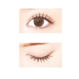 D-UP Individual Lash Extension, Quick Natural Volume False Eyelash Cluster, 120pc, 7mm/9mm/10mm/11mm, Japanese A Type Length Clear Bands, 04 Brown