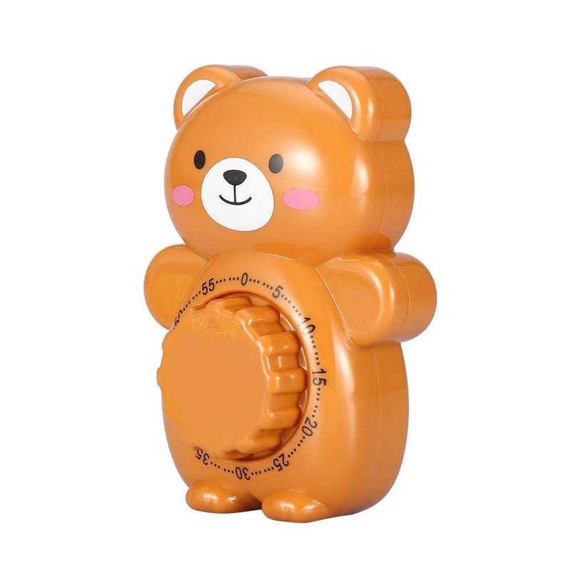 Agatige 60 Mins Egg Timer, Cute Bear Mechanical Wind Up