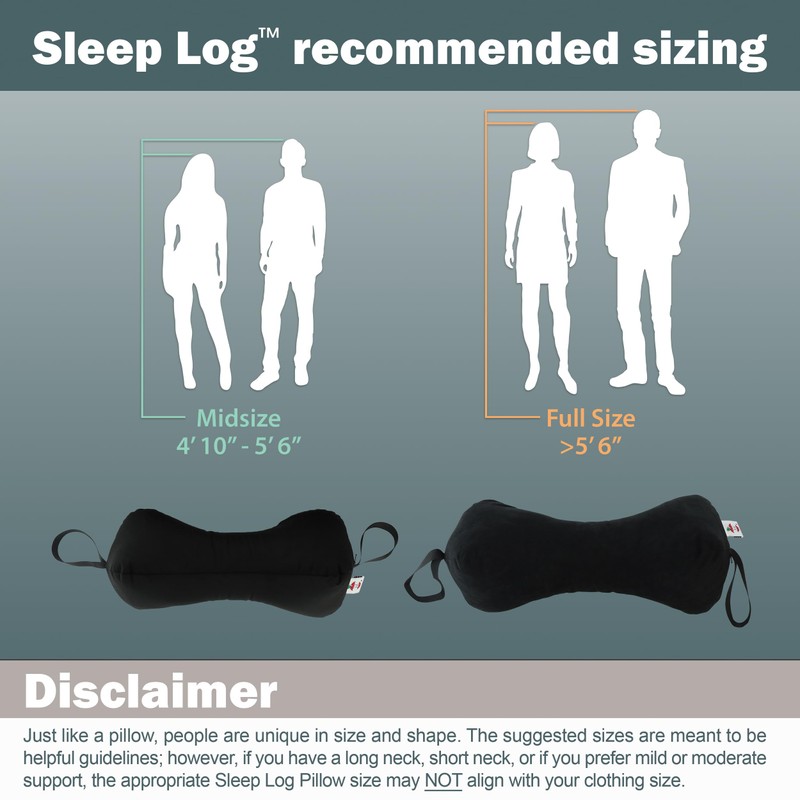 Core Products Sleep Log Bone Shaped Chiropractic Neck and Back