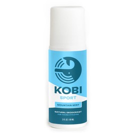Kobi Deodorant for Teens, Kids, Boys, Girls - Natural, Aluminum-Free, Hypoallergenic, Sport Strength - Mountain Mint