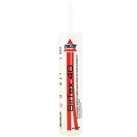 Everkem ST40-5W SilTex 40 Siliconized Acrylic Caulk White 5.5 oz Tube