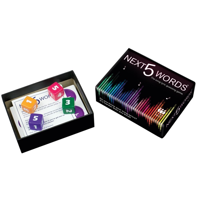 Cheatwell Games Next5Words | The Song Lyric Guessing Game