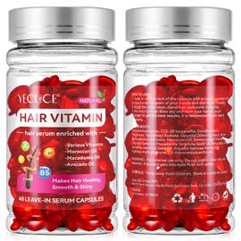 Hair Treatment Serum,Hair Capsules for Hair Growth and Moisturizing with Vitamin A C E Pro B5, Conditioner for Women & Men