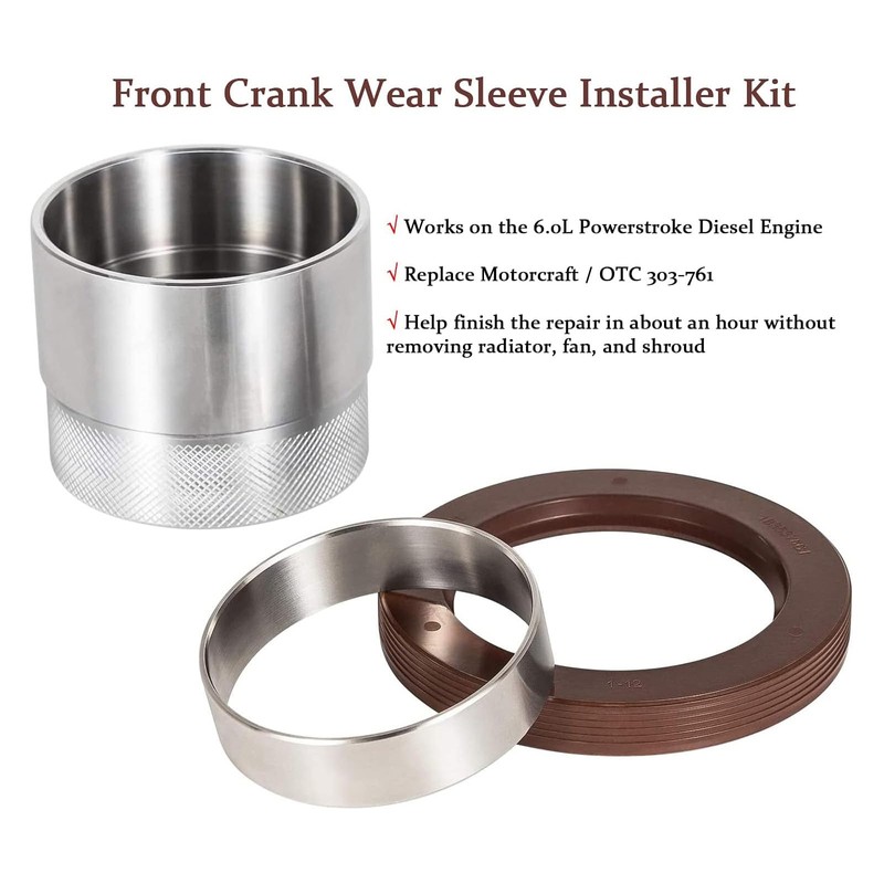 YMT Front Crank Wear Sleeve Installer Kit/Sleeve Driver Tool with