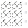 cezelux 12 Sets Hexagon Lights Suspension Cables Kit Steel Hanging