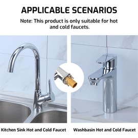 AzureRay Faucet Replacement Parts - Stainless Steel Faucet Mounting Nut Set, 31mm Single Hole Nut Connector, Prevents Loose Fittings for Kitchen and Bathroom Faucets