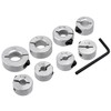 Yakamoz 8Pcs Drill Stop Collar Set - Drill Bit Depth