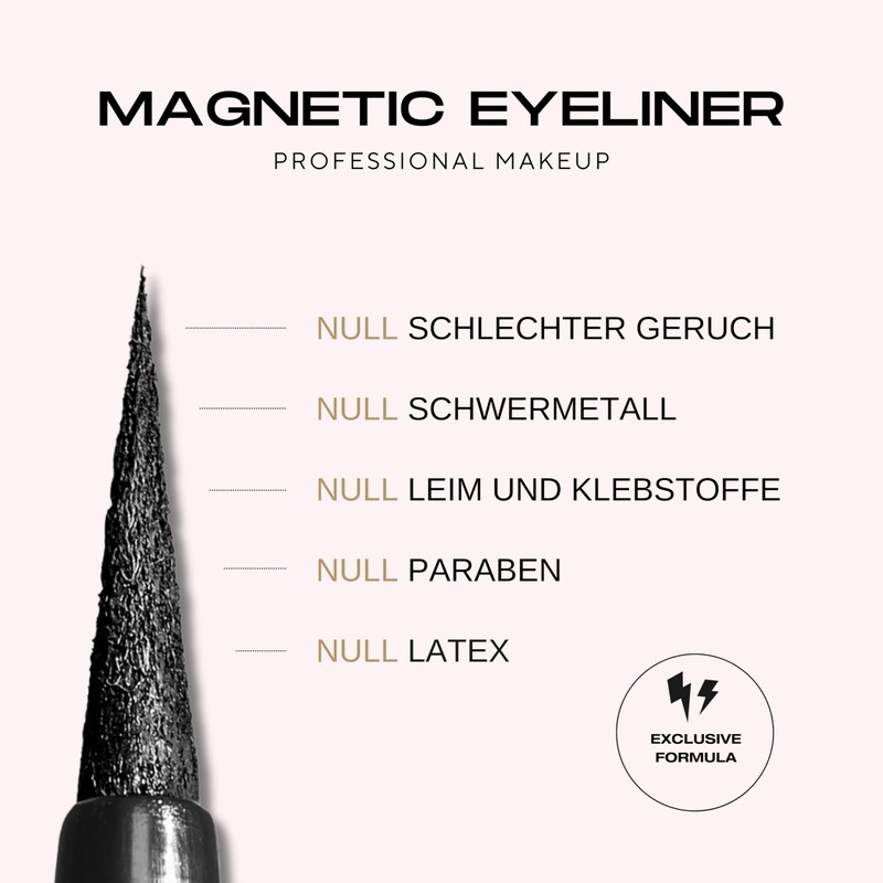 Magnetische falsche Wimpern Starter Kit - Magnetische Wimpern mit Eyeliner