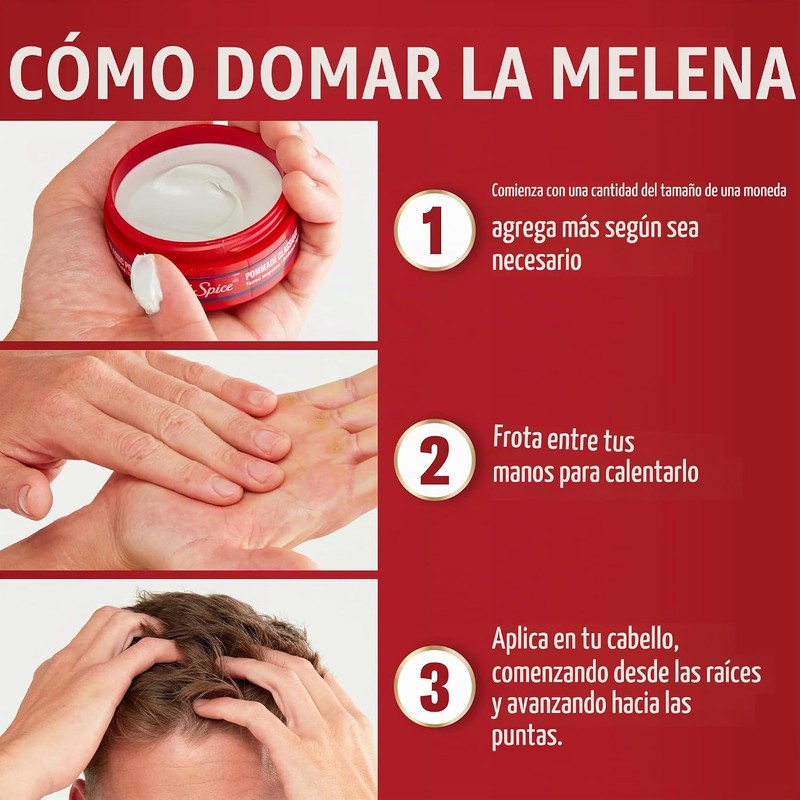 Cera para pelo Old Spice acabado mate 2.5 oz –
