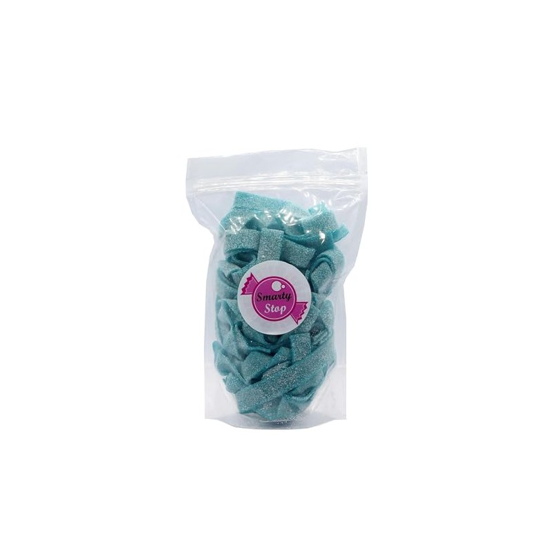 Smarty Stop Sour Gummy candy Strips (Blue Raspberry, 1.5 Pound)