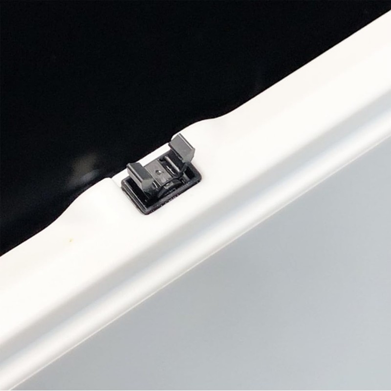 10Sets Black Plastic Trash Can Lid Lock Buckles Universal Waste