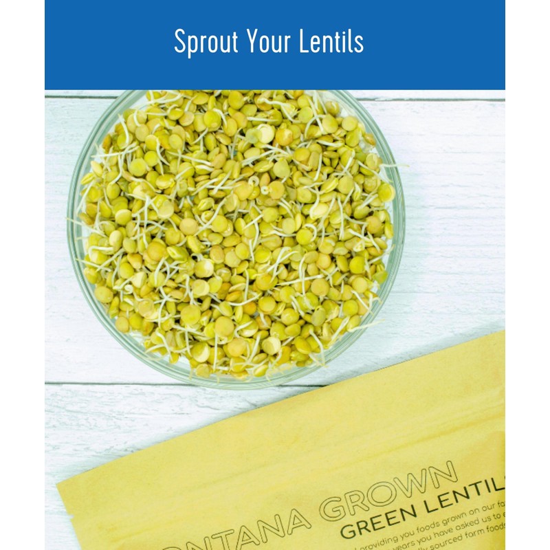 CLEAR CREEK Green Lentils | Project Non-GMO Verified | 4