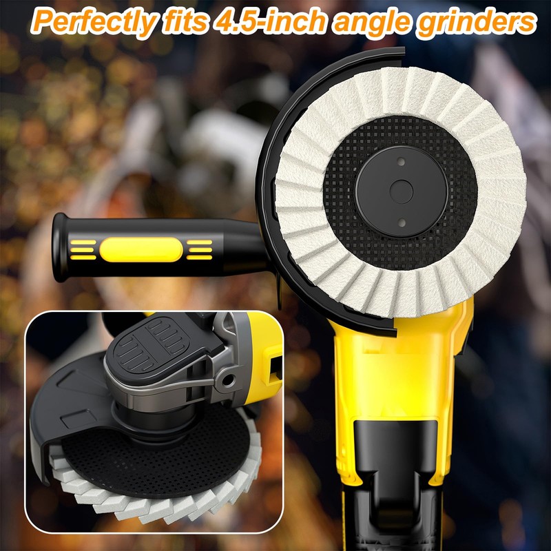 8 Pcs Wool Polishing Wheel & Compound Kit – 5