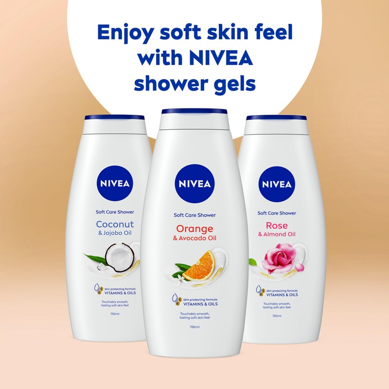 NIVEA NIVEA Orange & Avocado Shower Cream 750 ml